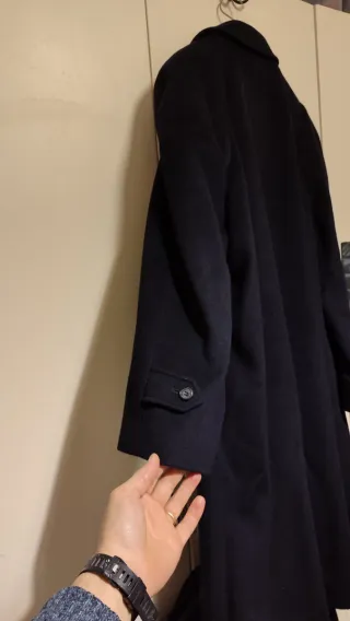 Cappotto lungo nero taglia 52.