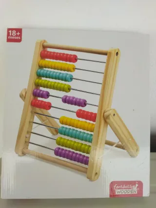 Ábaco de madera educativo 18+ meses