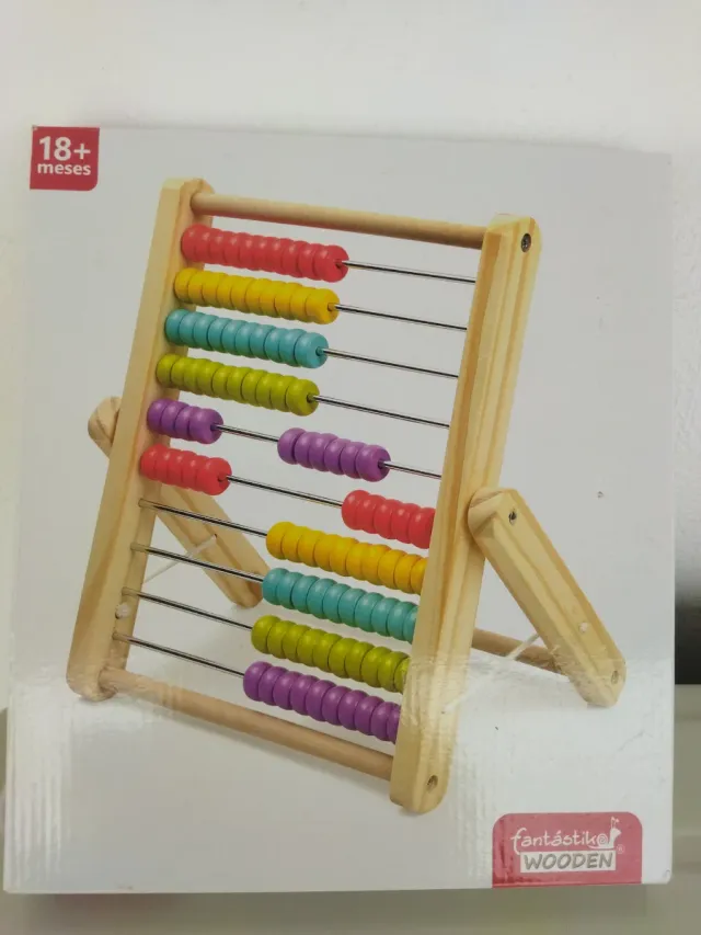 Abaco educativo in legno per 18+ mesi