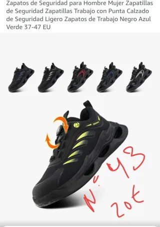 Zapatos de seguridad talla 45