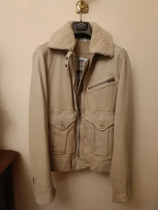 Cazadora Piel Beige Timberland