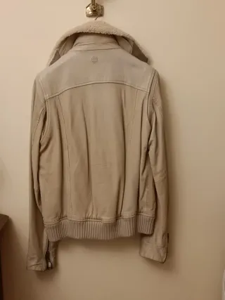 Cazadora Piel Beige Timberland