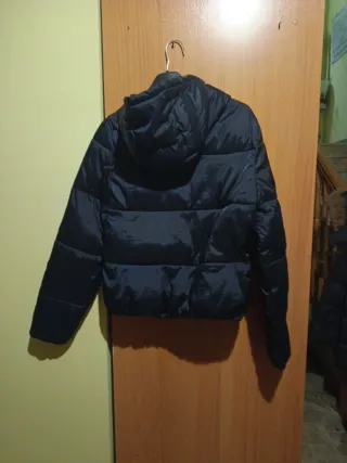 Cazadora acolchada negra 2XS