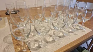 Copas de vino y champán