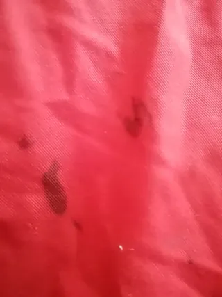 Mono de esquí rojo y gris