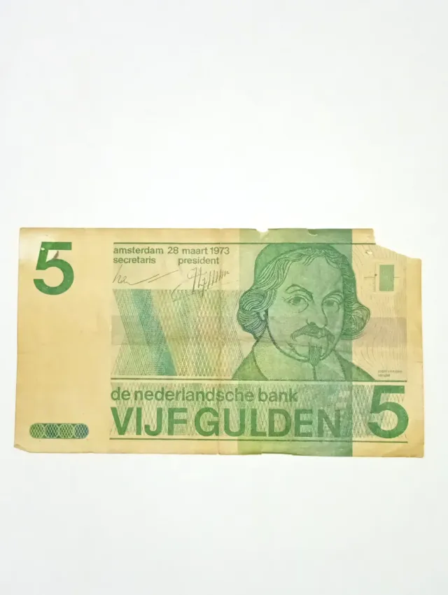 Billete 5 Gulden Países Bajos 1973