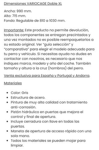 Transportín Variocage