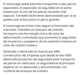 Transportín Variocage