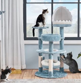 Rascador Gatos Estilo Océano Nuevo