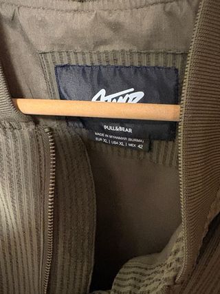 Chaqueta Bomber Verde Talla XL