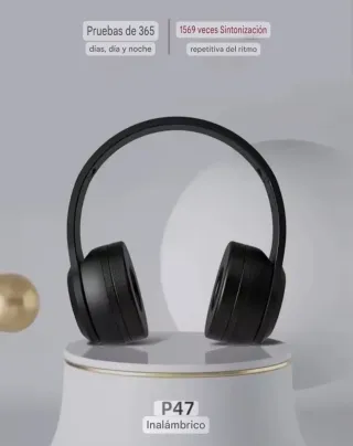 Auriculares Bluetooth Plegables muy cómodos.
