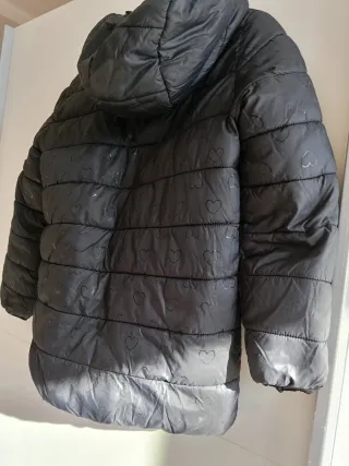 Giubbotto bambina imbottito con cappuccio