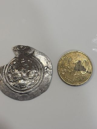 Dracma Tabaristan de Plata Califato Abasí 793 d.C.