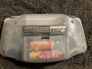 Nintendo Game Boy Advance Gris Transparente
