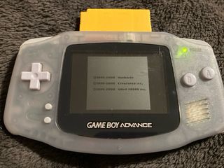 Nintendo Game Boy Advance Gris Transparente