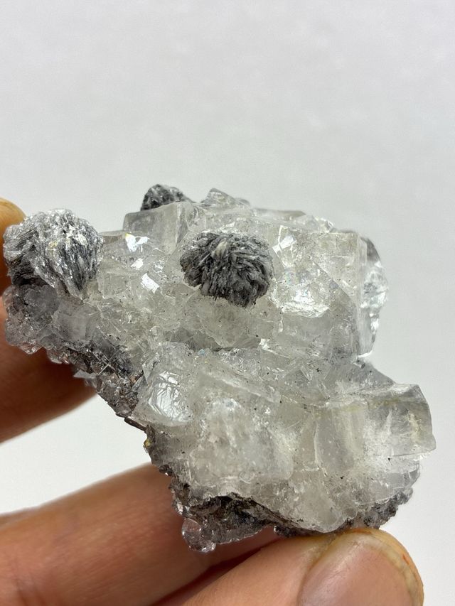 Fluorita natural con barita de Asturias