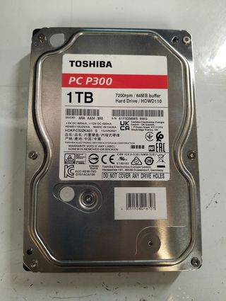 Disco Duro Toshiba P300 1TB 3.5 7200rpm