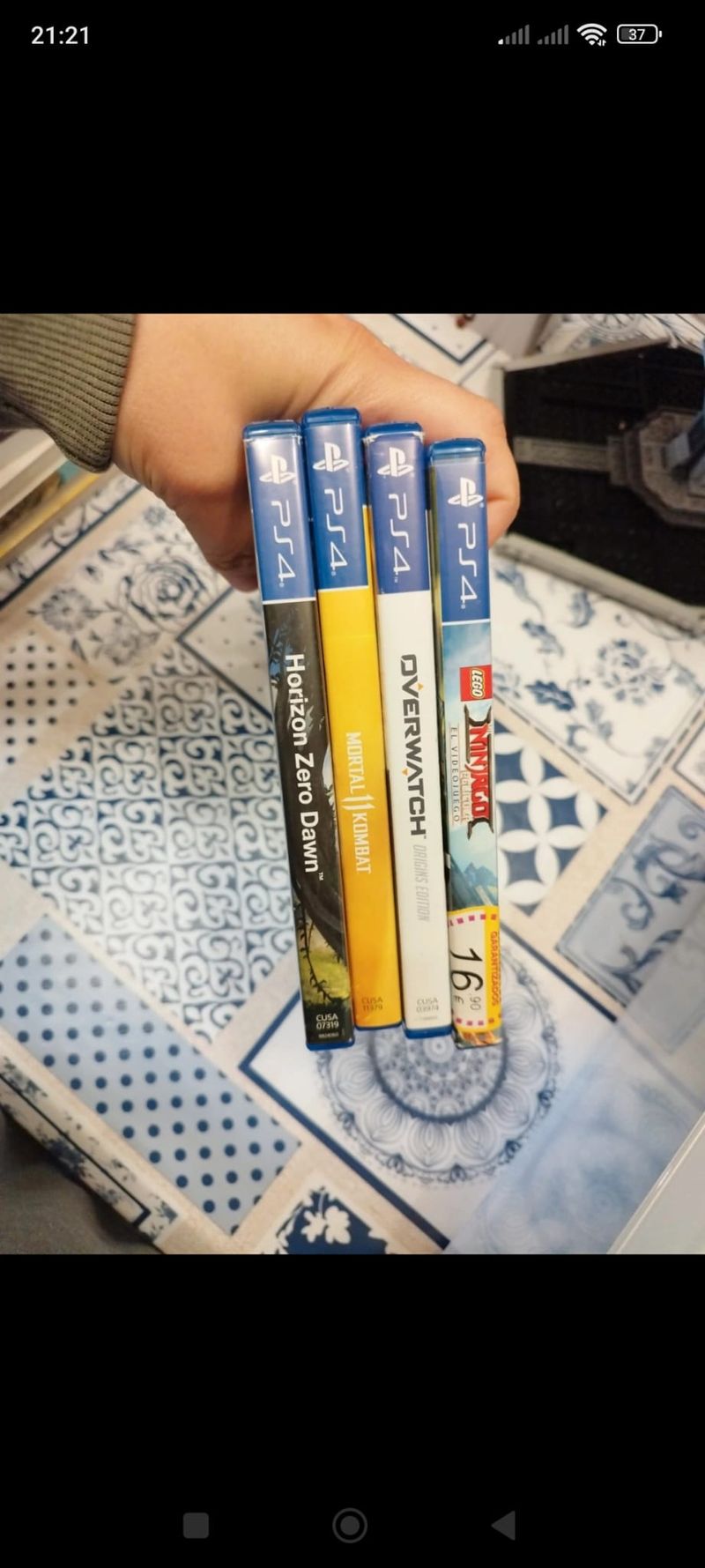 Imagen de Lote 4 Juegos PS4: Horizon, Mortal Kombat, Overwat