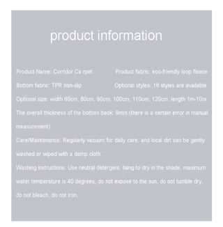 Tappeto corridoio 5m grigio e bianco