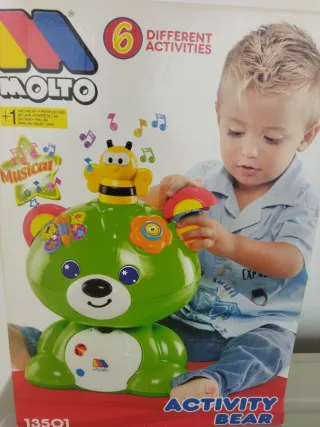 Juguete musical Molto Activity Bear