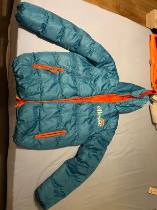 Giubbotto uomo Ellesse blu e arancione