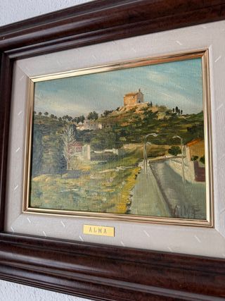 Pintura Alma 1989 Paisaje 18x29