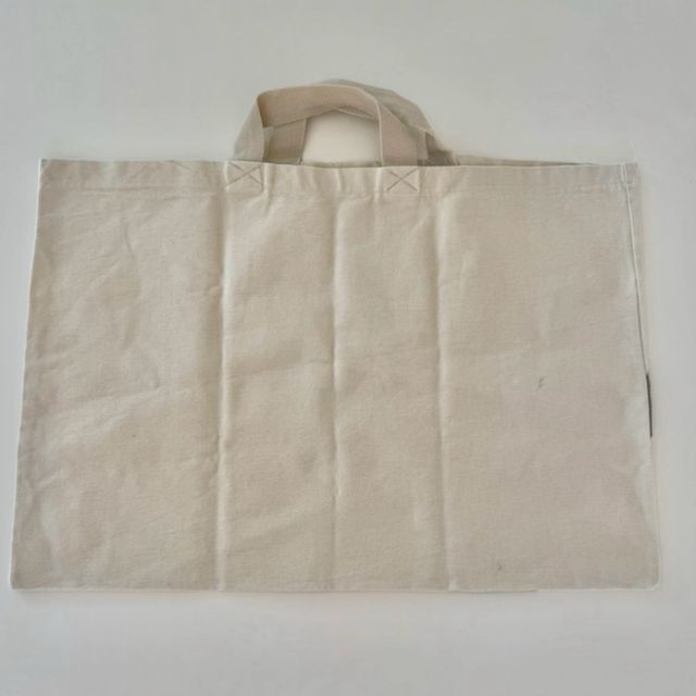 Borsa tela Armani beige