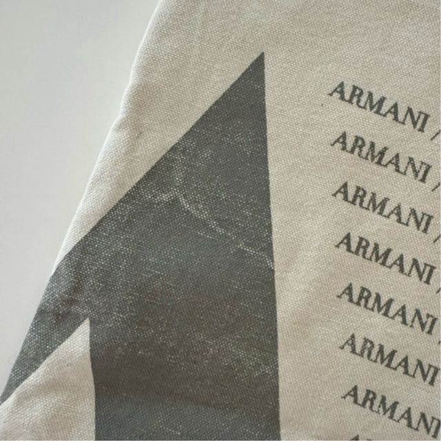 Borsa tela Armani beige