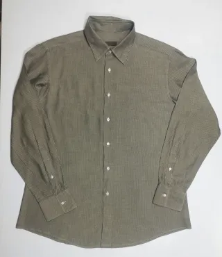 Camisa Loewe Talla 44 Rayas Marrón/Gris