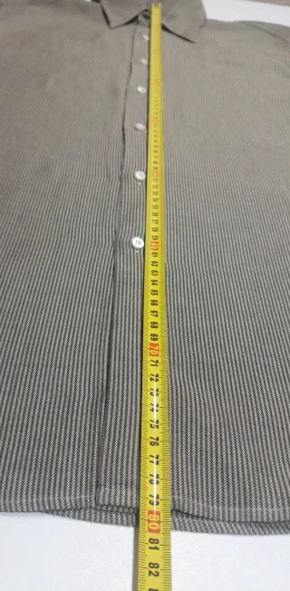 Camisa Loewe Talla 44 Rayas Marrón/Gris