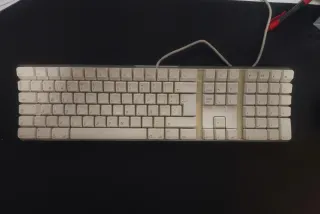 Teclado Apple Vintage A1048 Blanco
