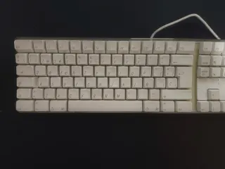 Teclado Apple Vintage A1048 Blanco