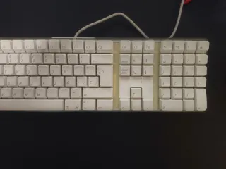 Teclado Apple Vintage A1048 Blanco