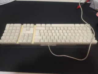 Teclado Apple Vintage A1048 Blanco