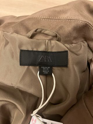 Chaqueta Zara marrón