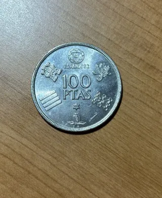 Moneda 100 pesetas Juan Carlos I Rey 1980