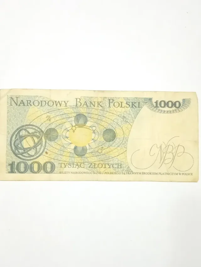Billete 1000 Zlotych Polonia 1982 Copérnico