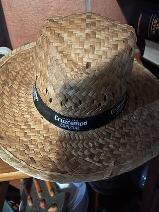 Gorro de paja Cruzcampo