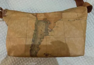 Borsa Alviero Martini stampa mappa