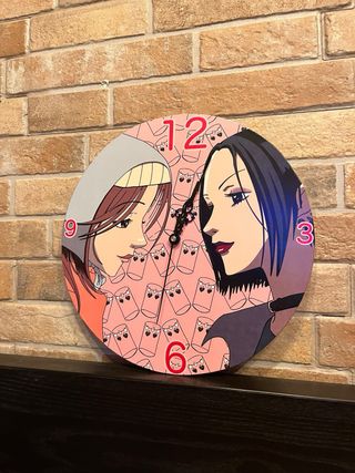 Reloj de pared Nana Anime Handmade.