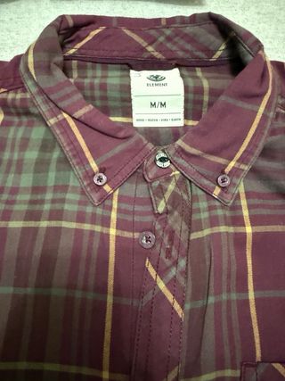 Camisa Element cuadros Talla M