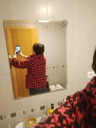 Chaqueta Atmosphere rosa y negra