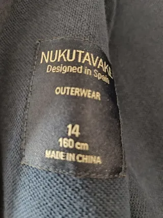 Chaqueta de traje azul marino Marca Nukutavake