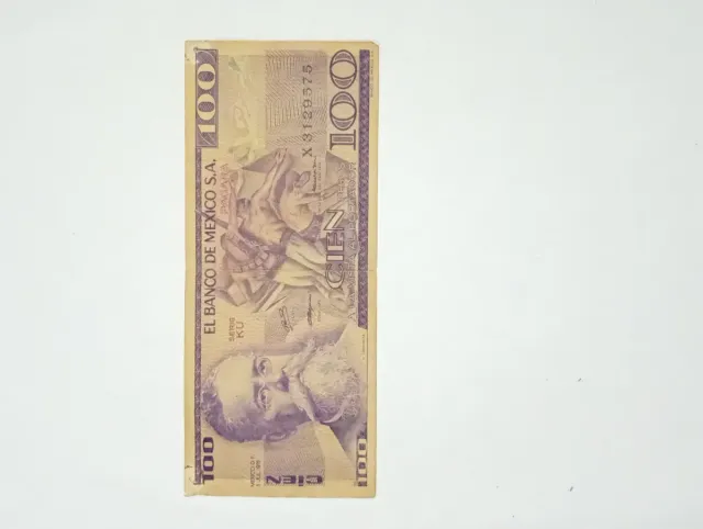 Billete 100 Pesos Mexicanos Colección