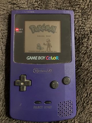 Pokémon Edición Azul + Game Boy Color azul