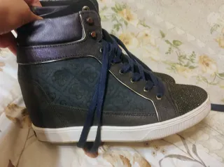 Guess Scarpe Donna Blu/Argento