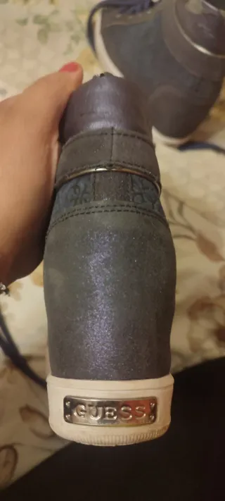 Guess Scarpe Donna Blu/Argento