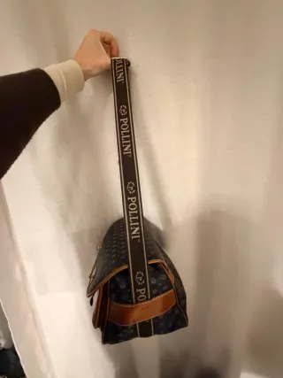 Borsa a tracolla Pollini pelle bauletto