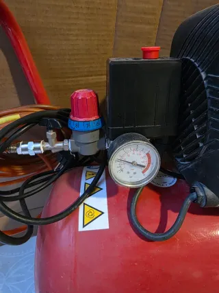 Compresor de aire con manómetro