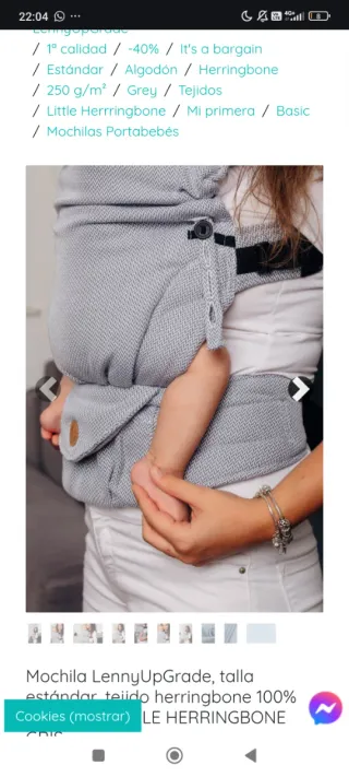 Mochila Portabebés LennyUpGrade